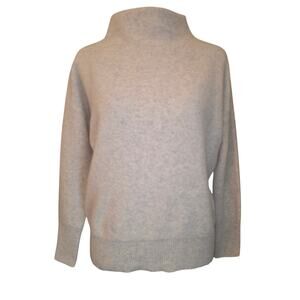 NWT XXS Women's Gray Cashmere VINCE Sweater w/Mock Neck $448